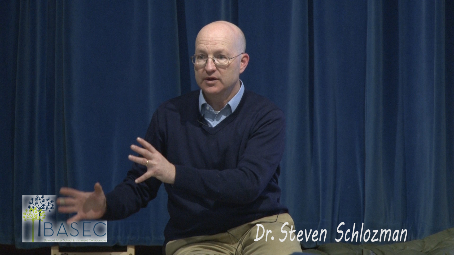 Dr. Steven Schlozman at Burbank School, Belmont MA