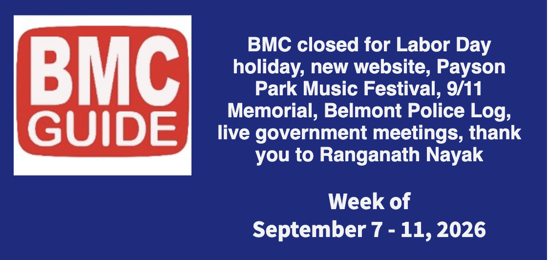 BMC Guide: Week of Sept. 7th